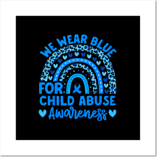 Blue Child Abuse Child Abuse Posters and Art